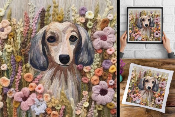 3D Wool Embroidery Dachshund: A Design Review for Boutique Sweatshirts