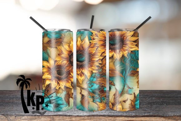 Alcohol Ink 3D Embroidery Sunflower Wrap Review for Gift Makers