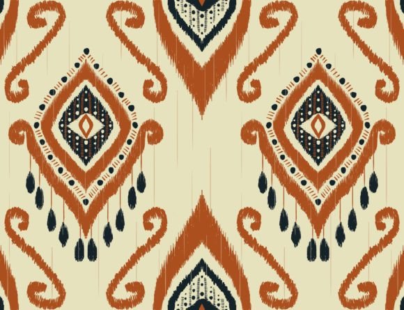 Colorful Ikat African Embroidery Pattern Review for Real Projects
