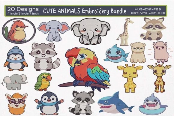 Cute Animals Embroidery Bundle: A Designer’s Practical Take