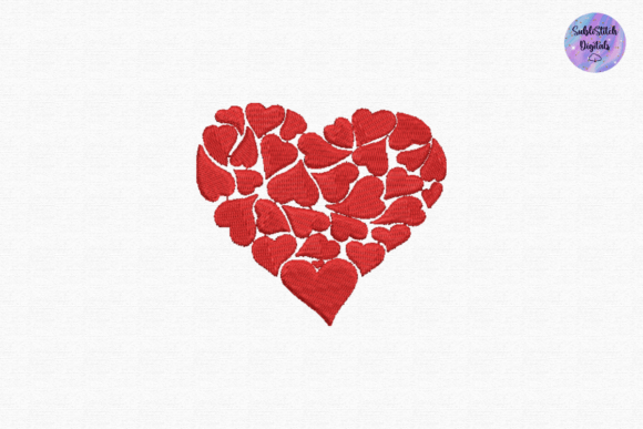 Cute Red Hearts Embroidery Review: A Heartfelt Design for Handmade Creations