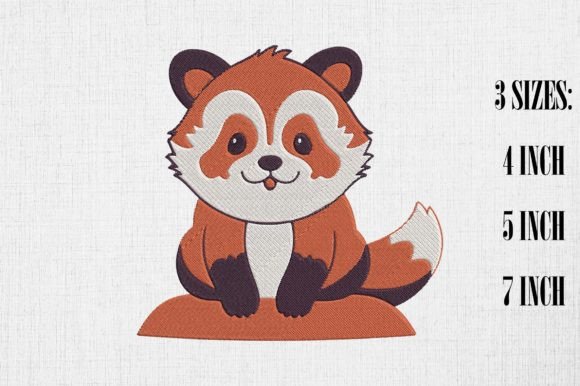 Cute Red Panda Embroidery Design Review for Business Use