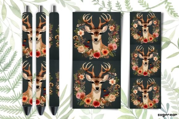 Embroidery Deer Pen Wraps Sublimation Review