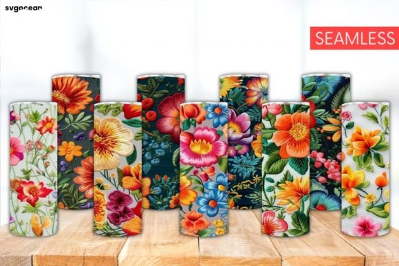Embroidery Flowers Tumbler Bundle Review for Craft Fair Success