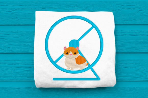 Hamster on Wheel Embroidery Review for Craft Fair Success