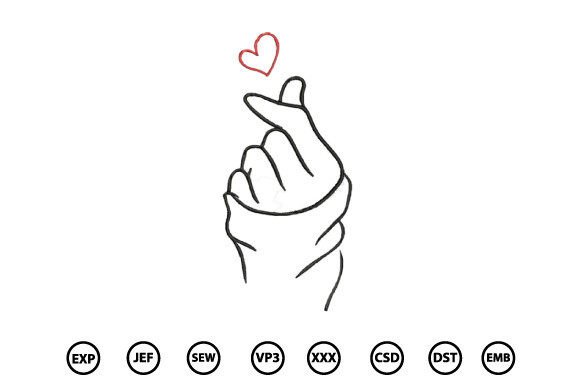 Love Finger Embroidery Design Review for Boutique Sweatshirts